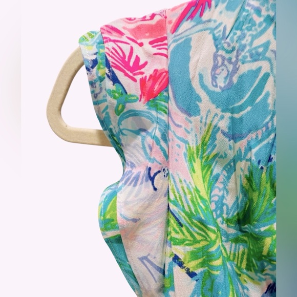 Lilly Pulitzer Palm Beach Silk Maxi Bohemian Queen 60th Anniversary NWOT Size 0 - Picture 5 of 7